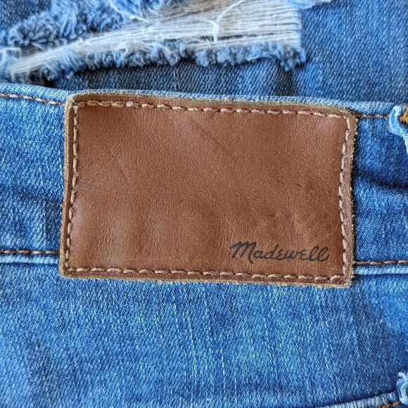 Madewell Cali Demi-Boot Jeans in Bronson Wash: Button-Front Edition Sz‎ 27 - Picture 11 of 14
